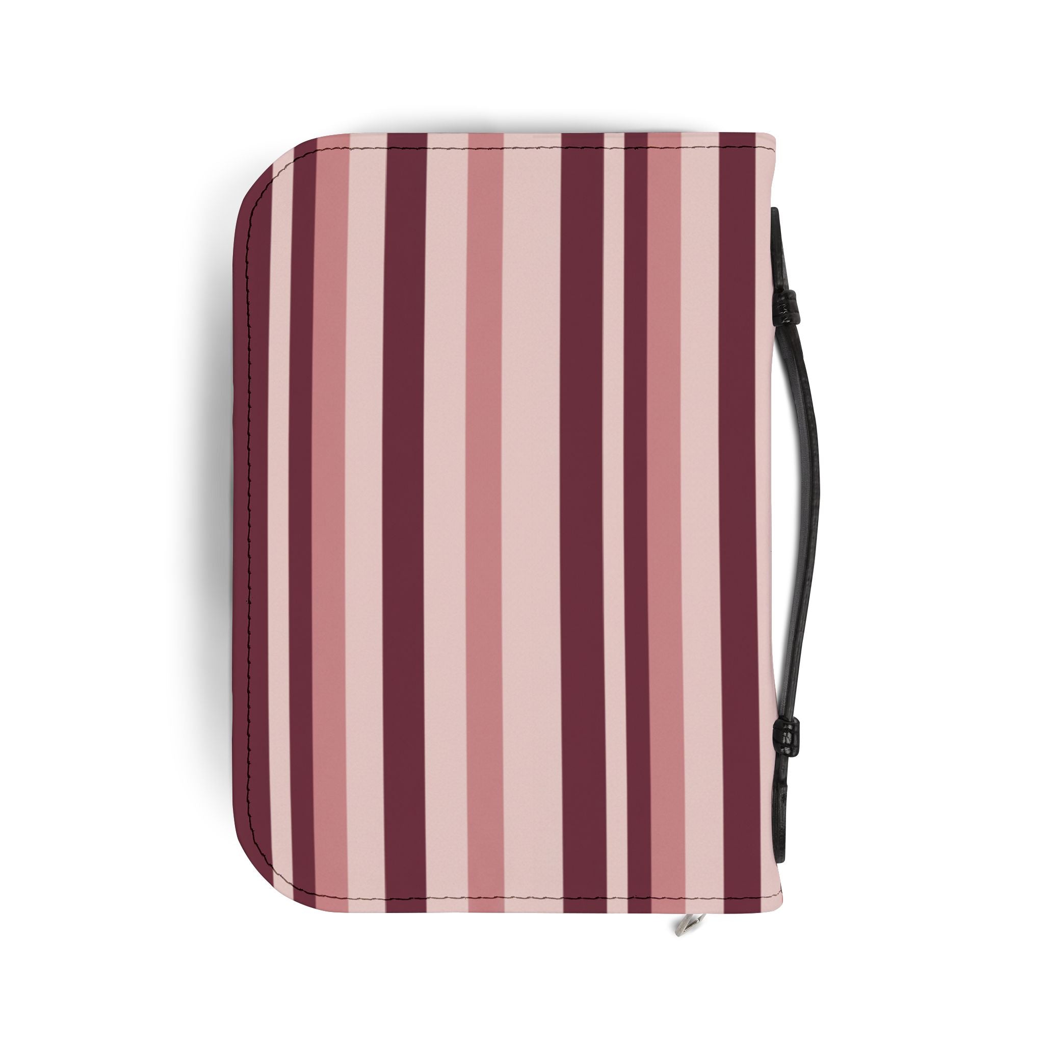 Burgundy Stripe Bible Cover