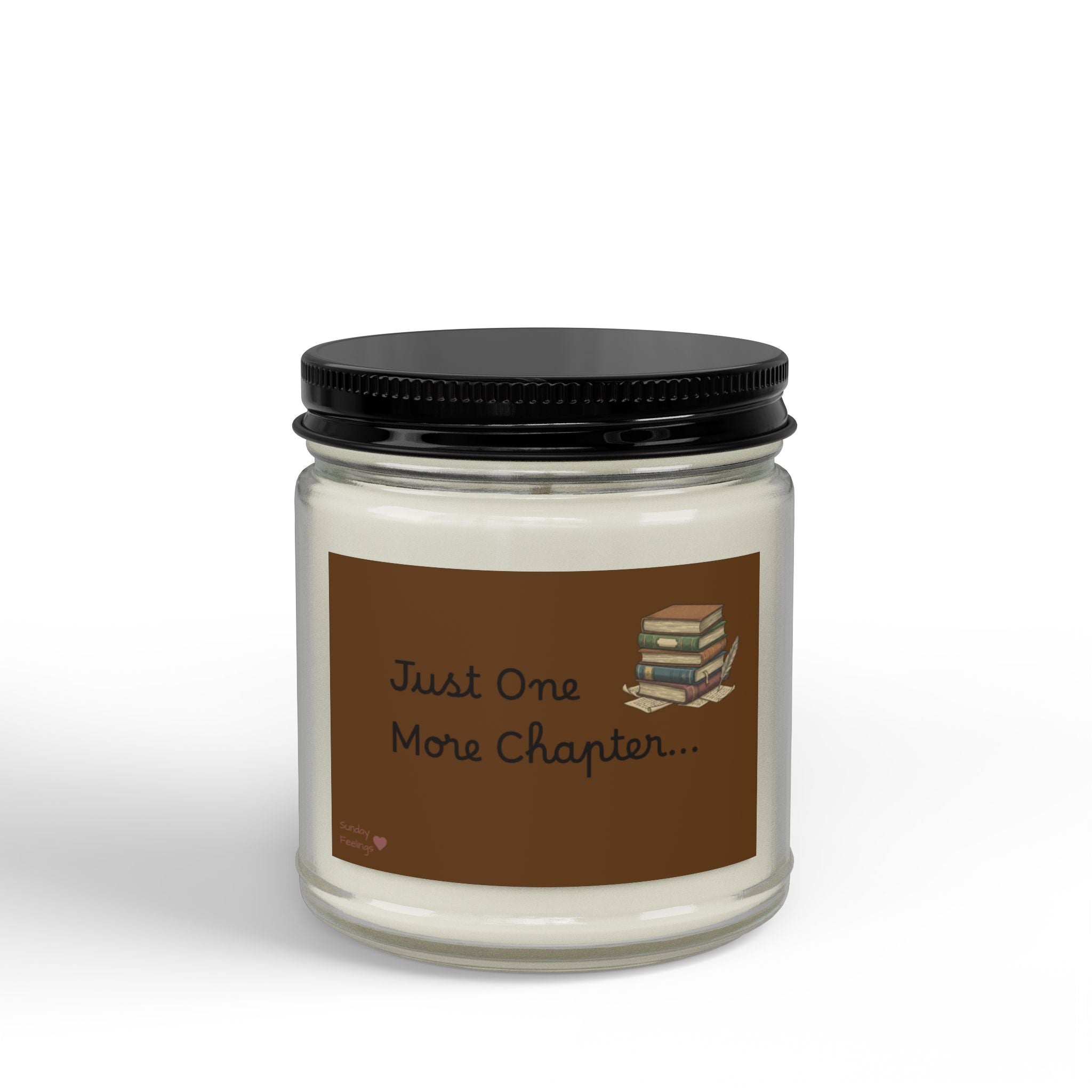 Just One More Chapter Candle Jar | Scented Soy Candle