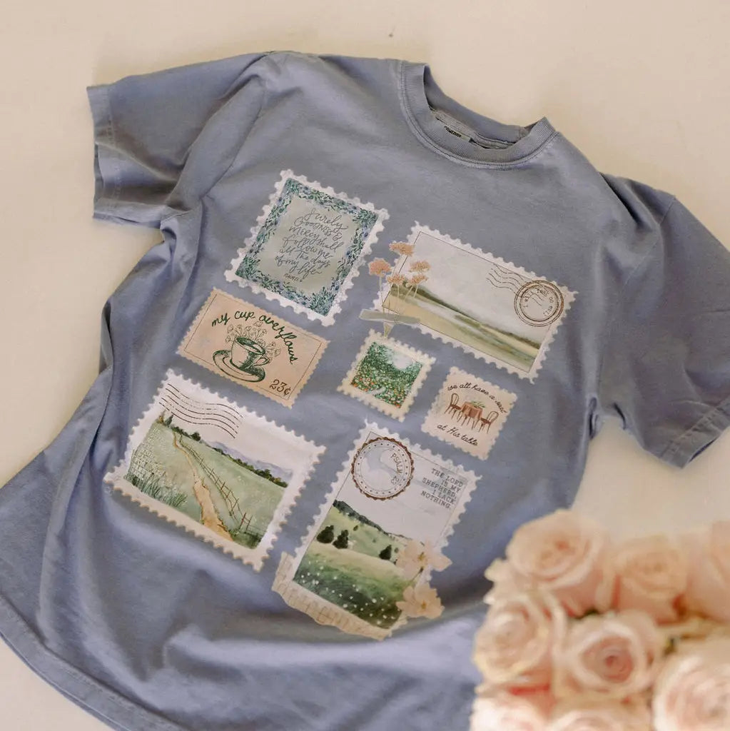 Psalm 23 Stamps Tee *Pre-Order*