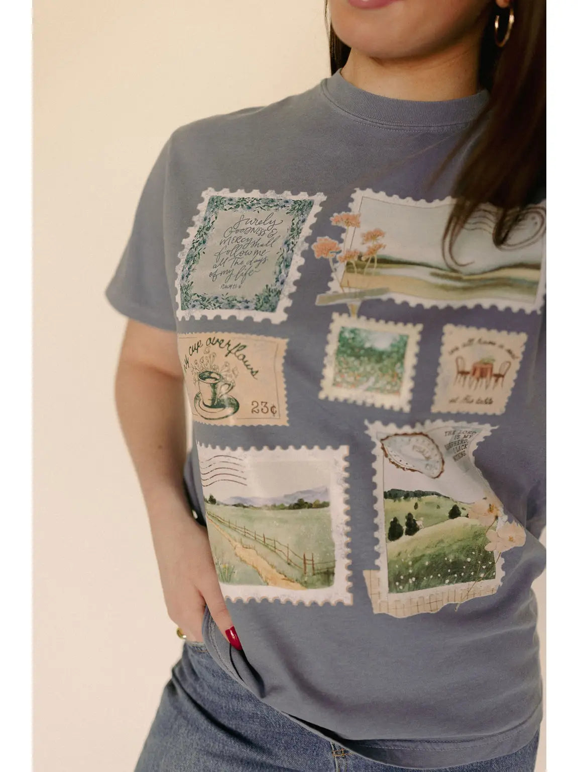 Psalm 23 Stamps Tee *Pre-Order*