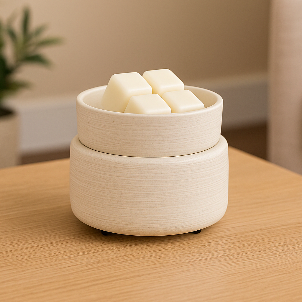 Stone Ivory 2-IN-1 Candle Warmer